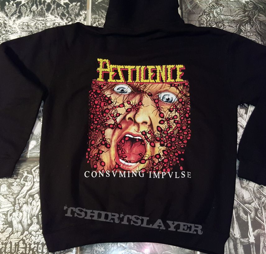 Pestilence - Consuming Impulse ( Hoodie ) | TShirtSlayer TShirt and  BattleJacket Gallery