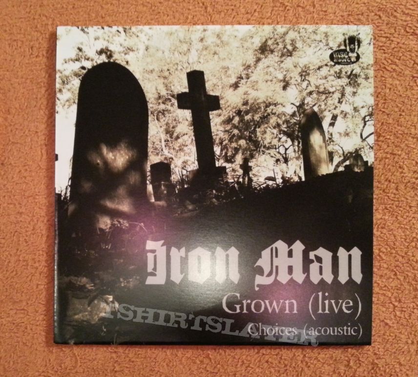 Iron Man - Grown ( Solid Silver Die Hard 7&quot; Vinyl )