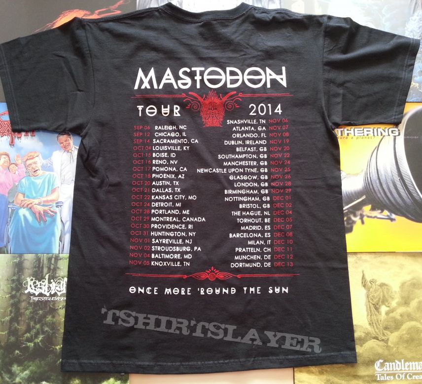 Mastodon - Once More &#039;Round The Sun ( Tour Shirt )