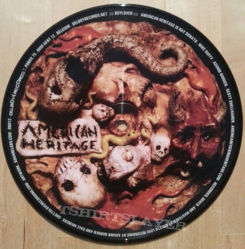 Mastodon/American Heritage - Split Picture 7" Mastodon/American Heritage - Split Picture 7"