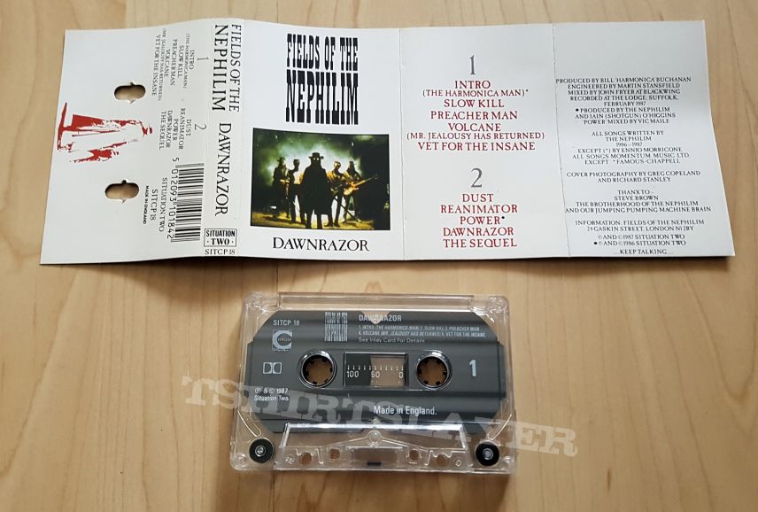 Fields Of The Nephilim - Danwrazor ( Tape )