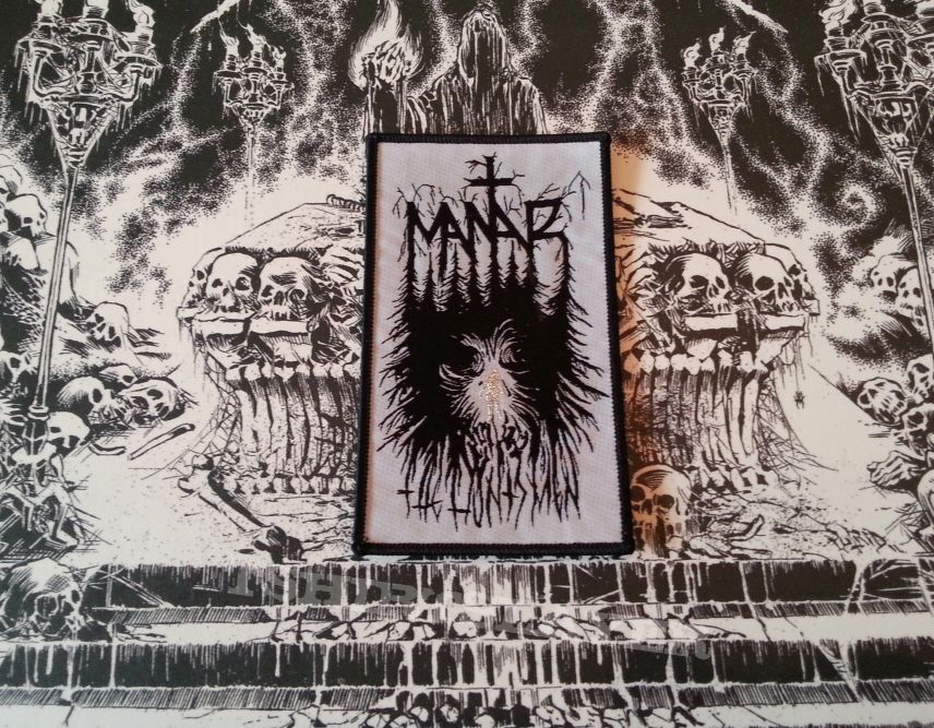 Mantar - The Huntsmen ( Silver &amp; black bordered Patch )