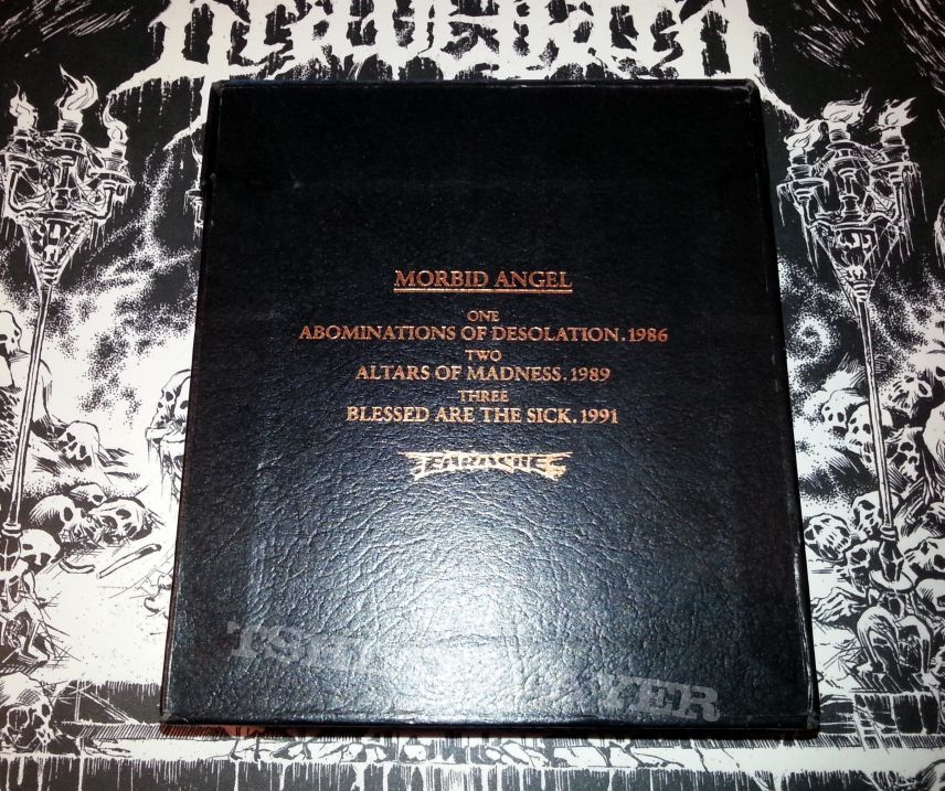 Morbid Angel - Abominations of Desolation ( Box with original patch &amp; CD )