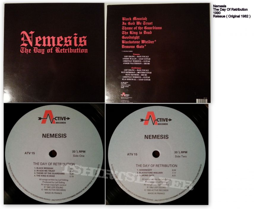 Candlemass and Nemesis ( Pre-Candlemass ) Vinyls