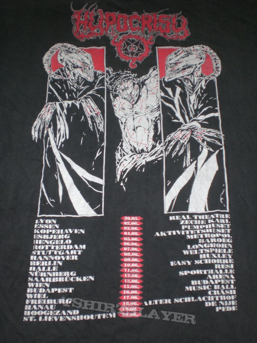 Hypocrisy - European Tour 1993 (Holes front print) (Dave’s Basic)
