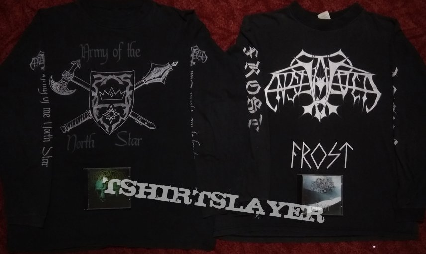 Enslaved Original Frost Longsleeves plus Frost &amp; Vikingligr Veldi Cds 94