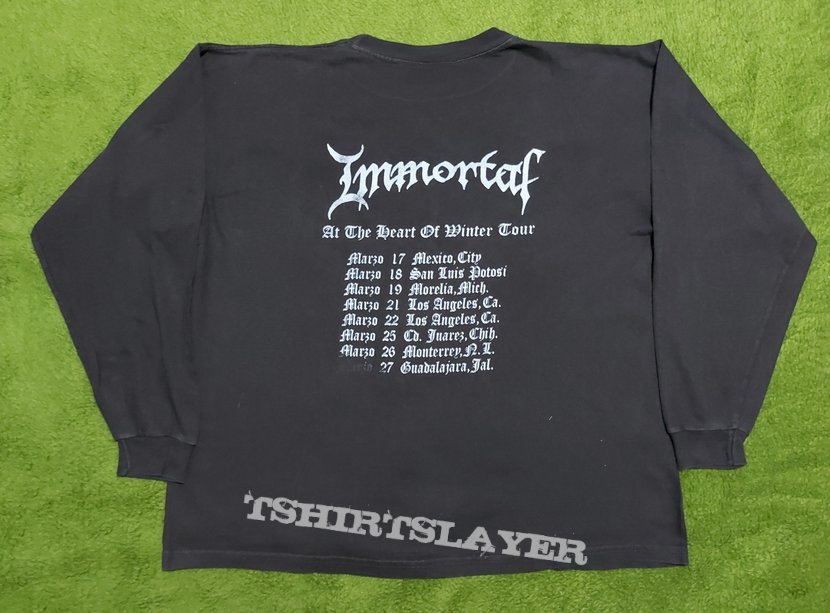 tilbehør anbefale Smuk Immortal At The Heart O f Winter Tour 99 | TShirtSlayer TShirt and  BattleJacket Gallery