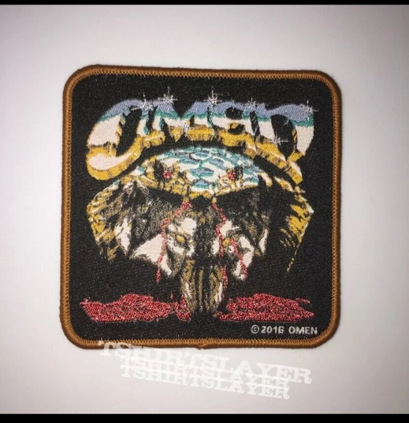 Omen  patches, buttons, and pins WANTED