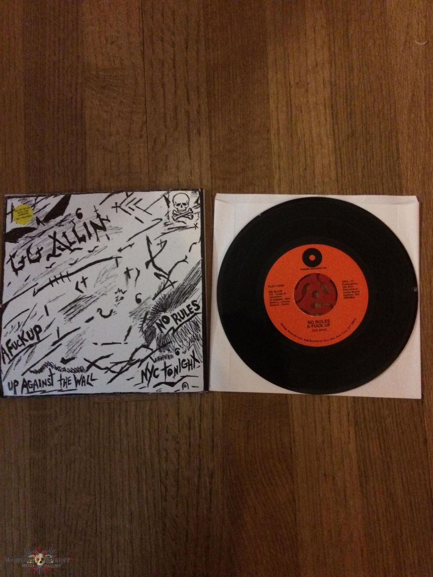 GG Allin No rules 7&quot;