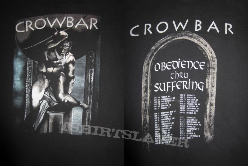 1992 Crowbar Obiedence Thru Suffering Tour Shirt