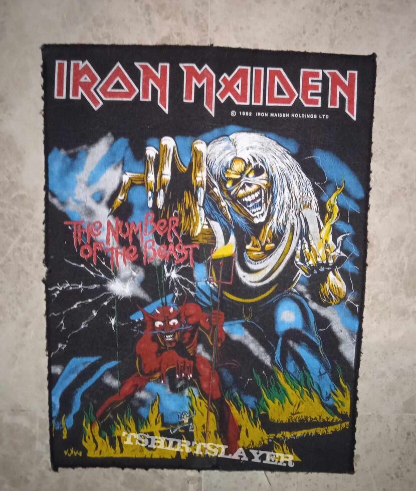 Iron Maiden TNOTB old backpatch.
