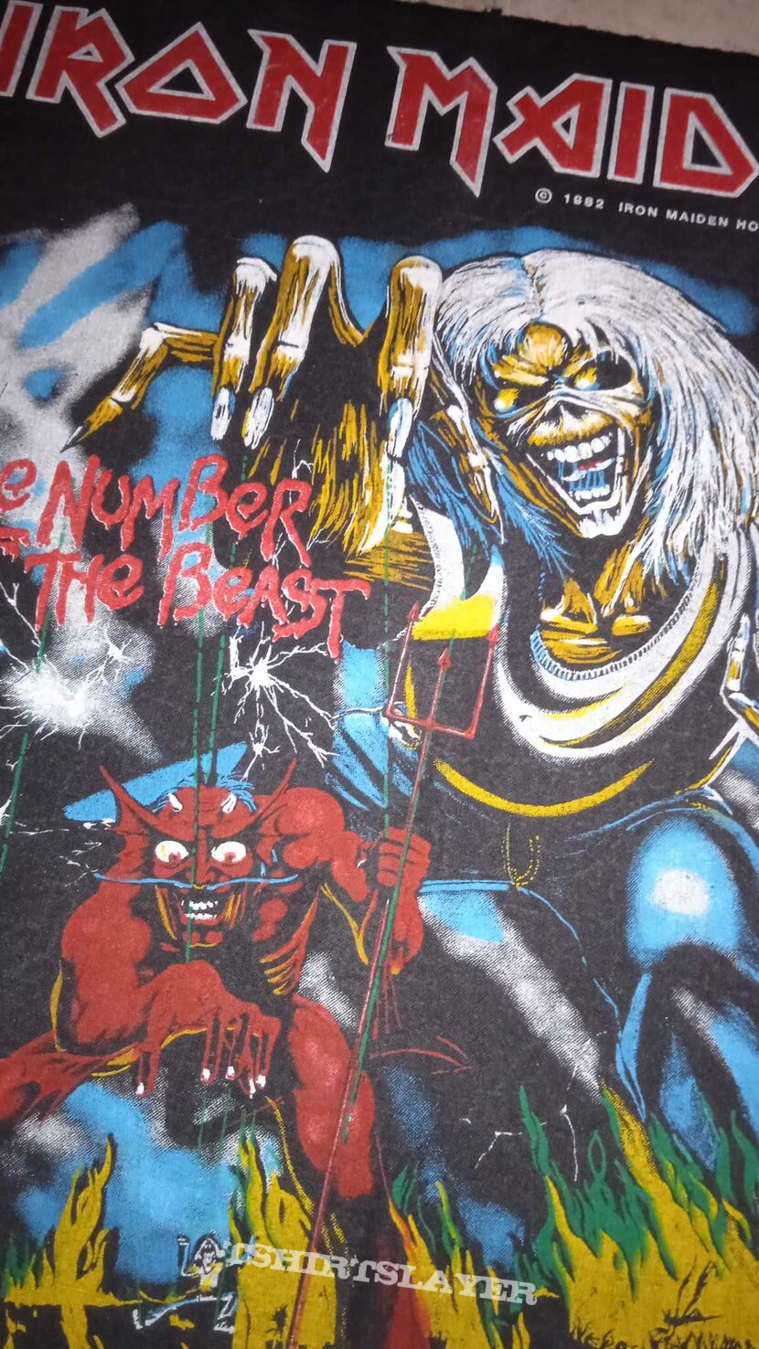 Iron Maiden TNOTB old backpatch.