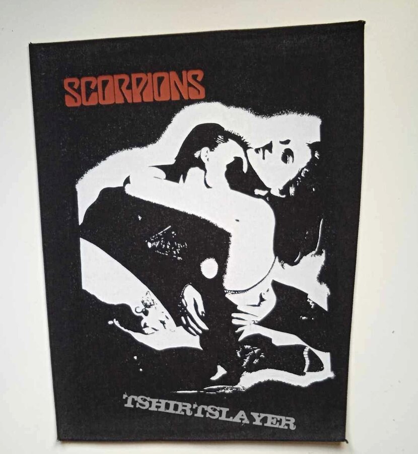 Scorpions Love At First Sting Old Backpatch.