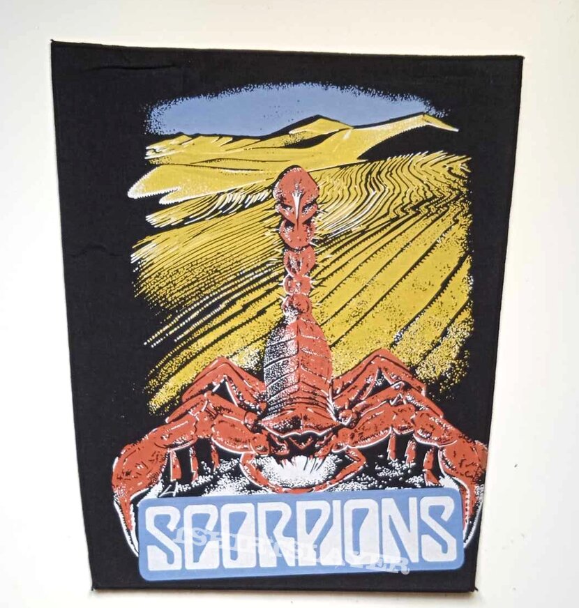 Scorpions Old Transfer Backpatch.