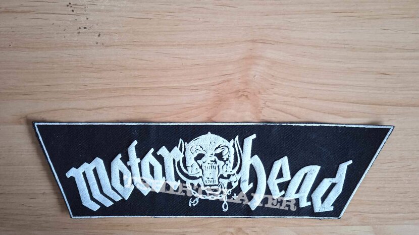 Motörhead Huge Embossed Print Stripe Patch