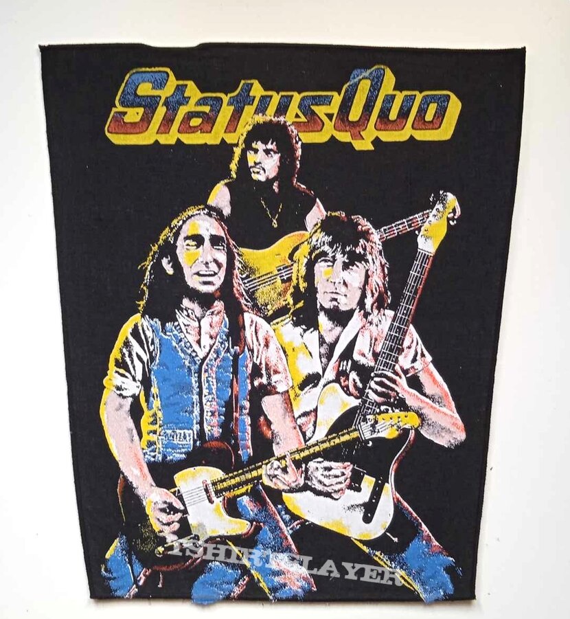 Status Quo Band Members Old Backpatch.