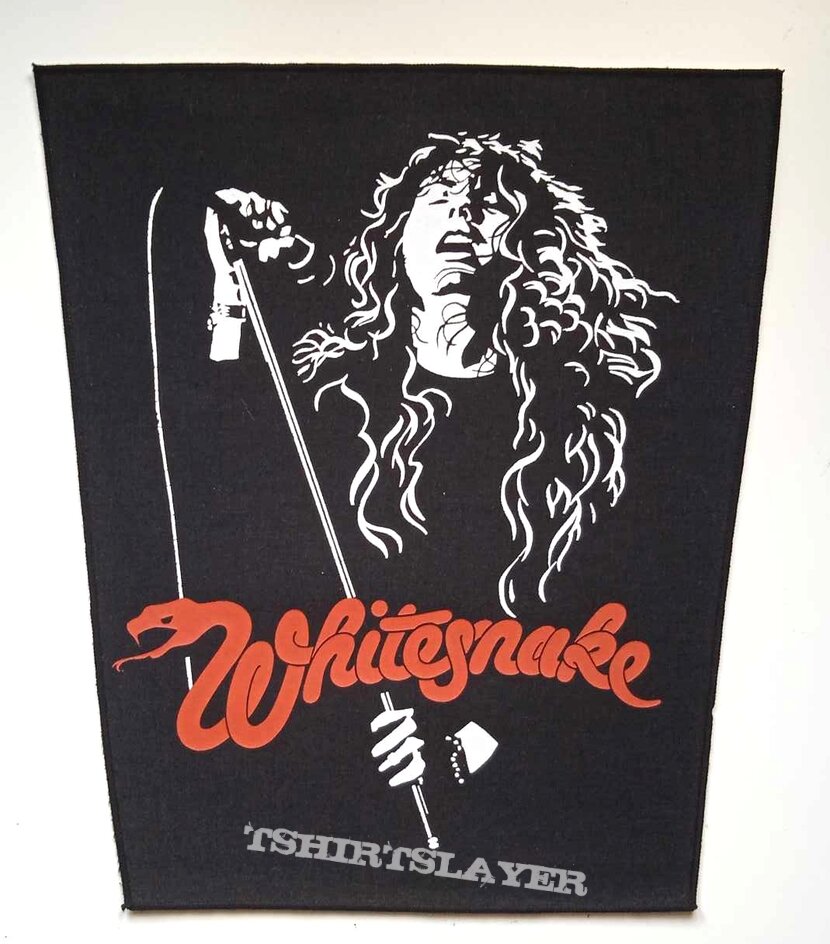 Whitesnake Old Transfer Backpatch.