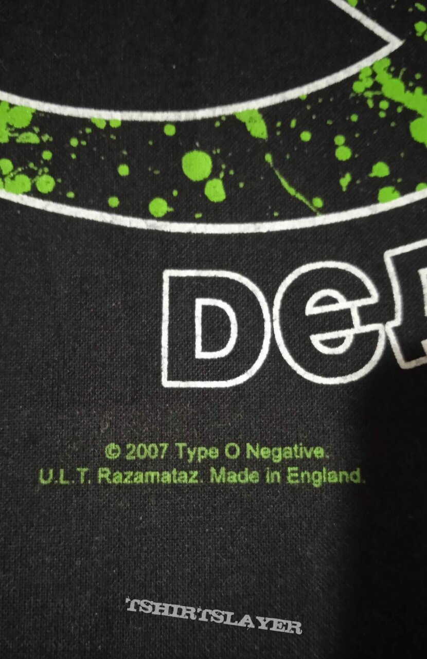 Type O Negative Dead Again original backpatch.