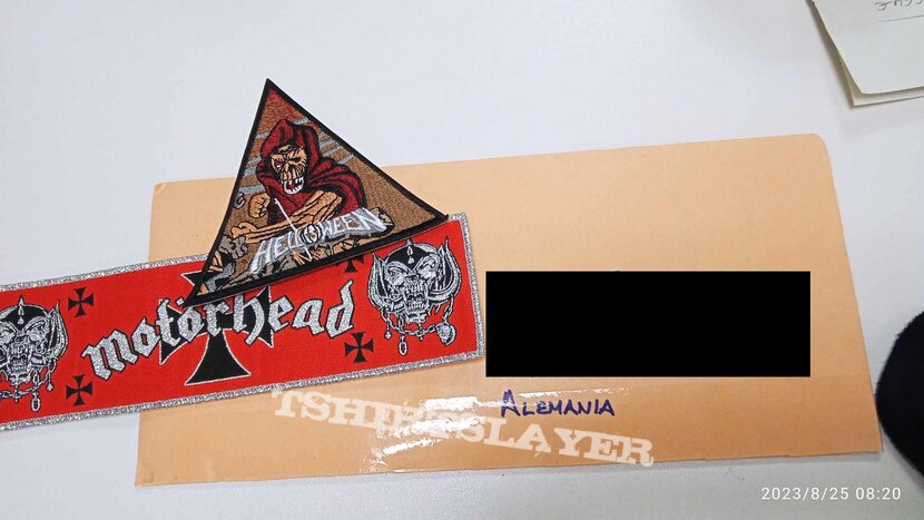 Motörhead patches for Ralf