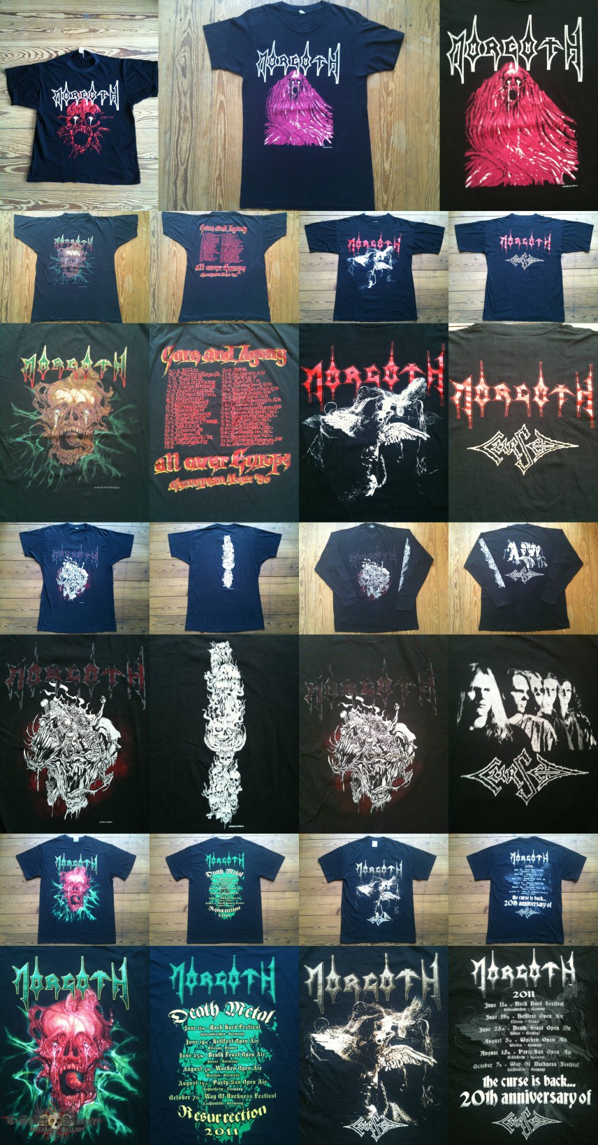 MORGOTH collection from 1989 - 2014