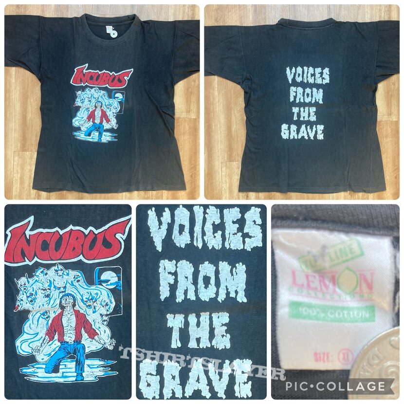 Incubus • Voices from the Grave Shirt © 1989