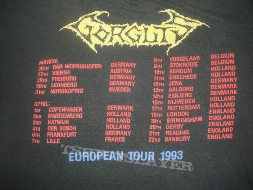 Gorguts - Erosion Of Sanity EURO TOUR