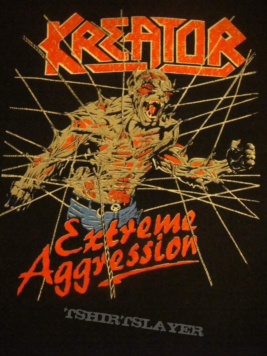 Kreator Extreme Aggression tour shirt