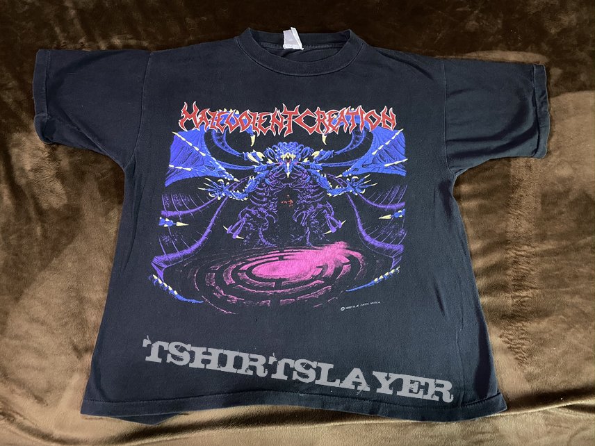 Malevolent Creation RETRIBUTION Summer 1992 Tour Shirt