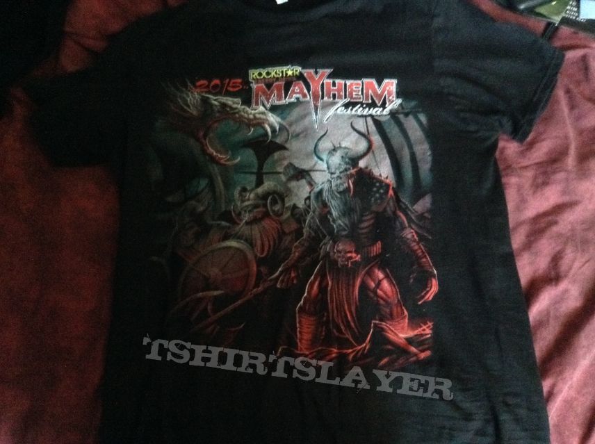 Slayer Mayhem fest 2015 shirt
