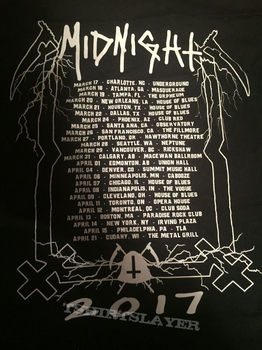 Midnight tour shirt