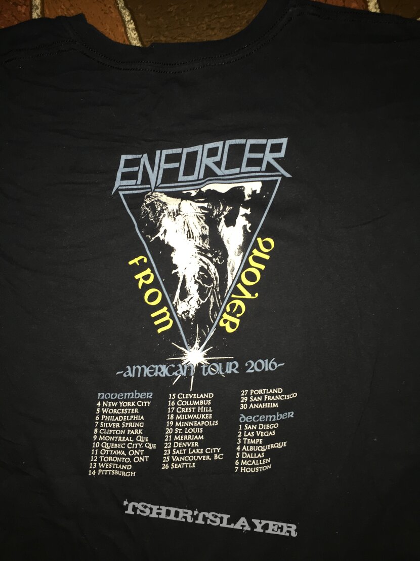 Enforcer 2016 tour shirt