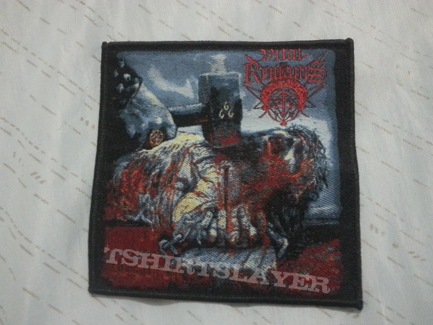 Vital Remains woven patch !
