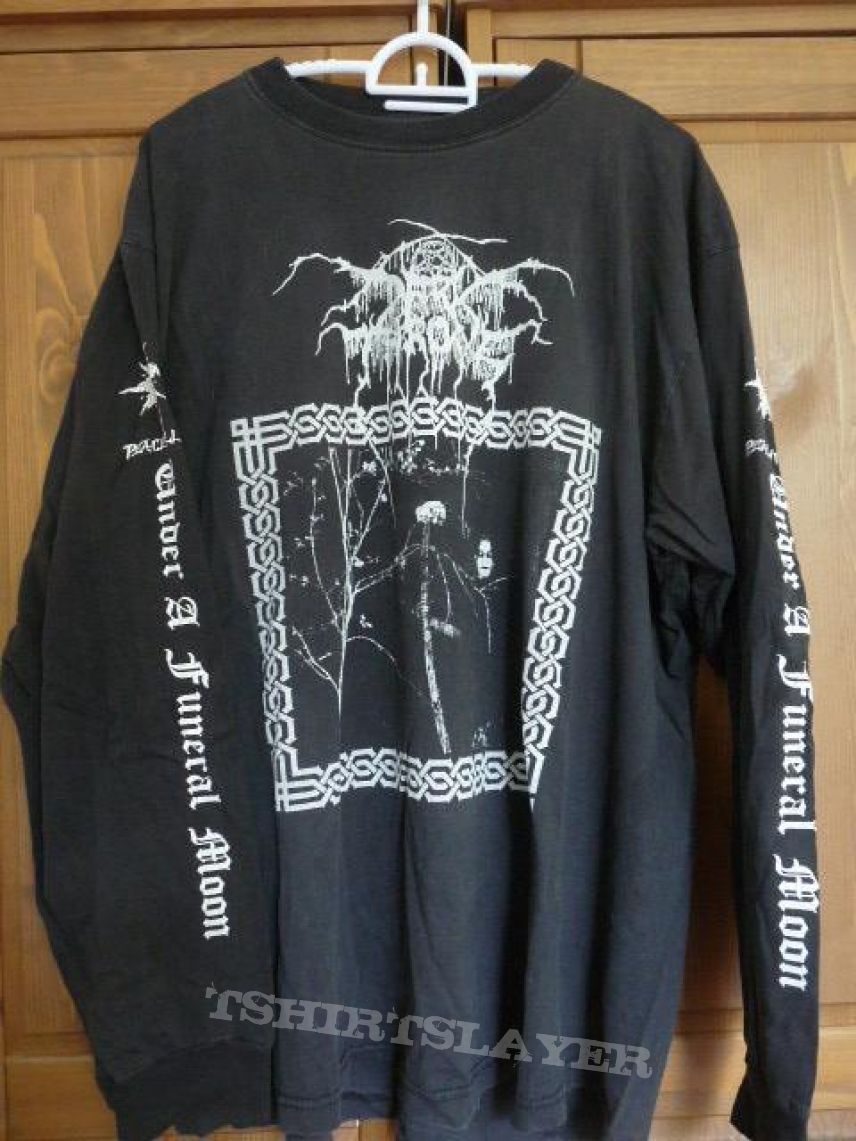 Darkthrone Dark Throne Under a Funeral Moon Longsleeve 1993 original XL