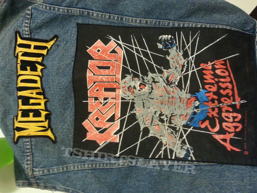 Kreator my old battle jacket