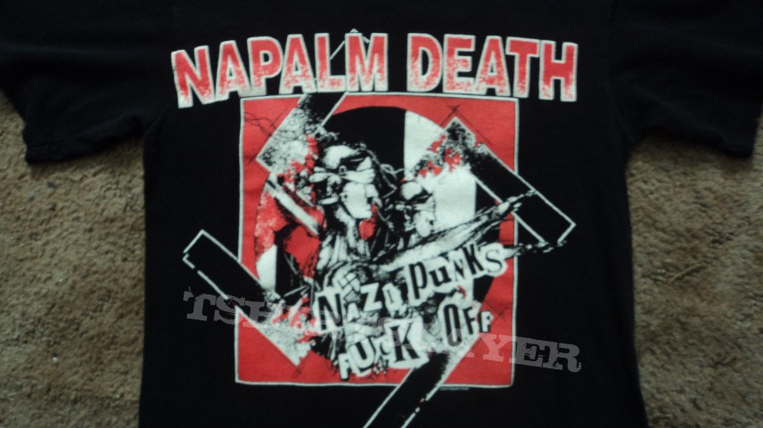 Napalm Death Nazi Punks Fuck Off Shirt