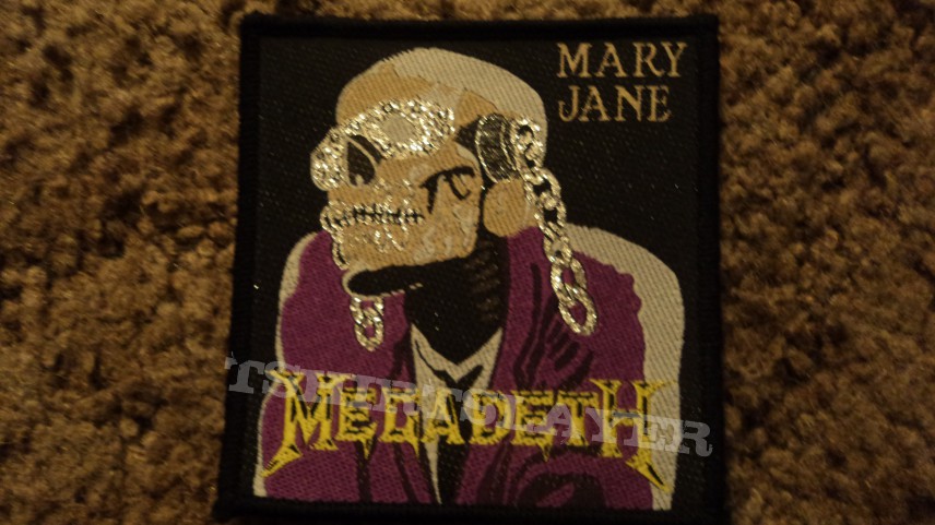 Megadeth Mary Jane Patch