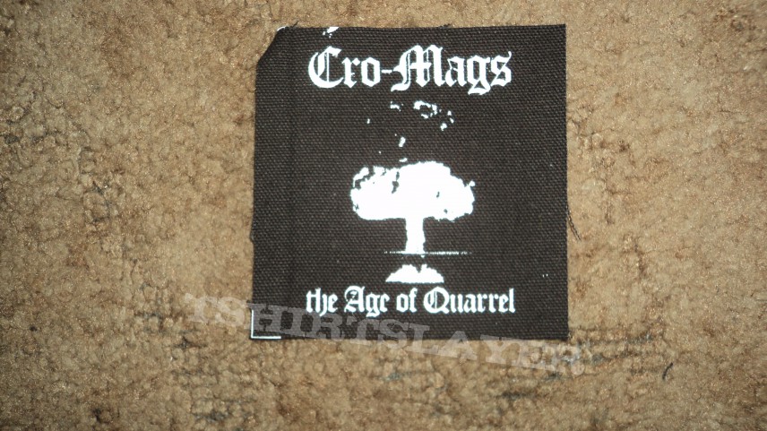 Cro-Mags The Age Of Quarrel Patch