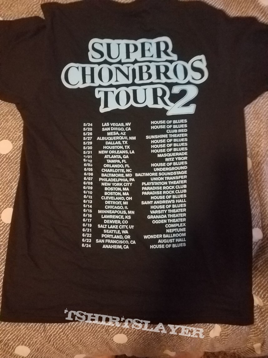Super CHON Bros Tour 2 shirt. TShirtSlayer TShirt and BattleJacket