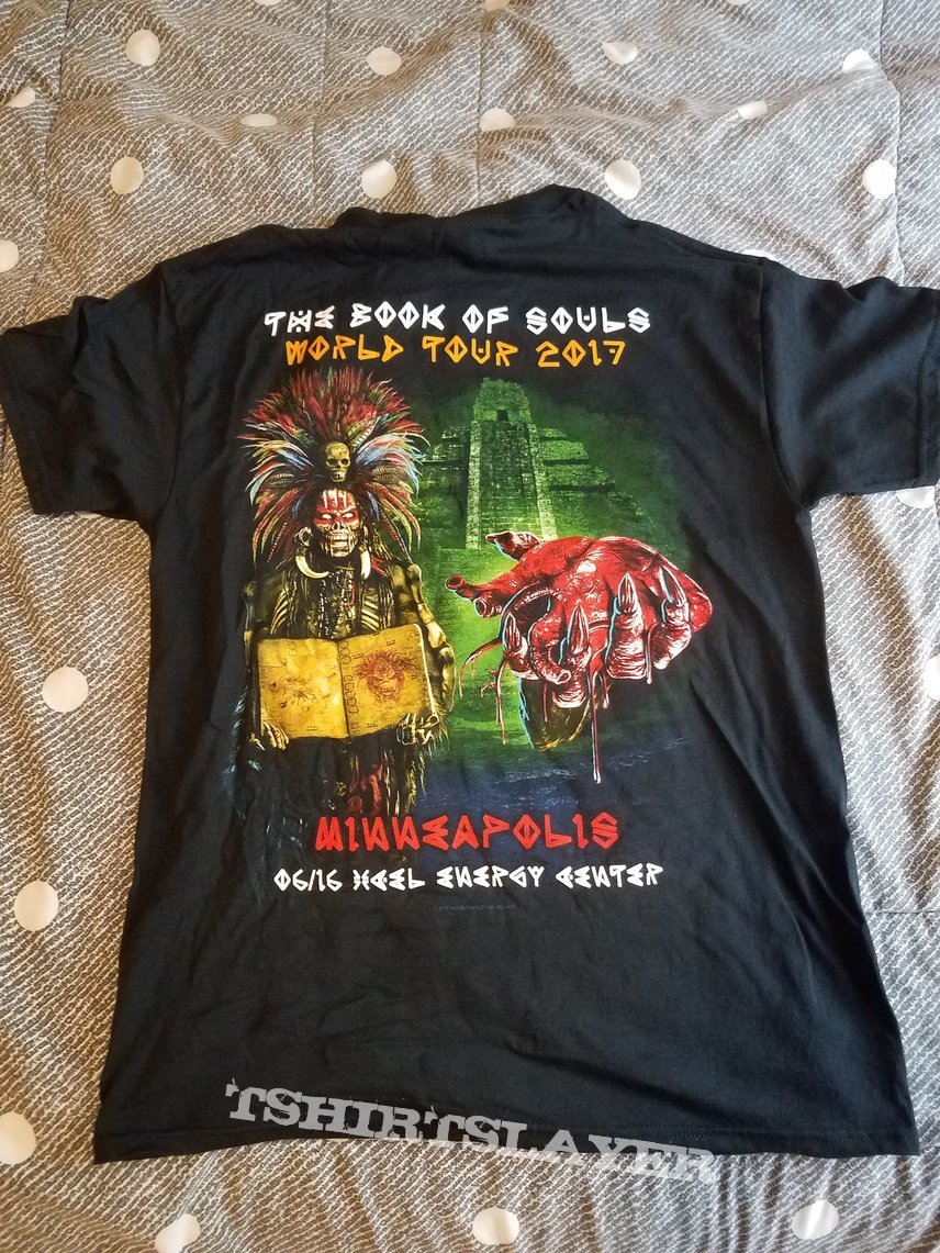 Iron Maiden: Book of Souls tour 2017 MN shirt