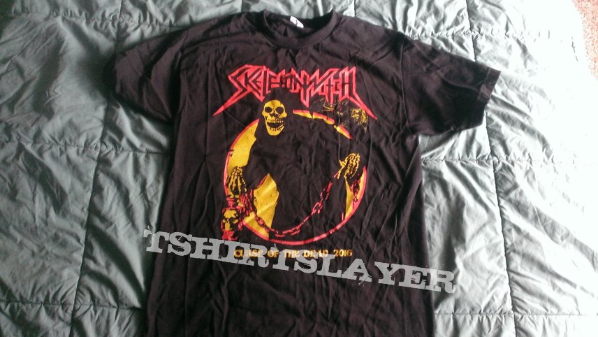 Skeletonwitch: Curse of the Dead Tour shirt