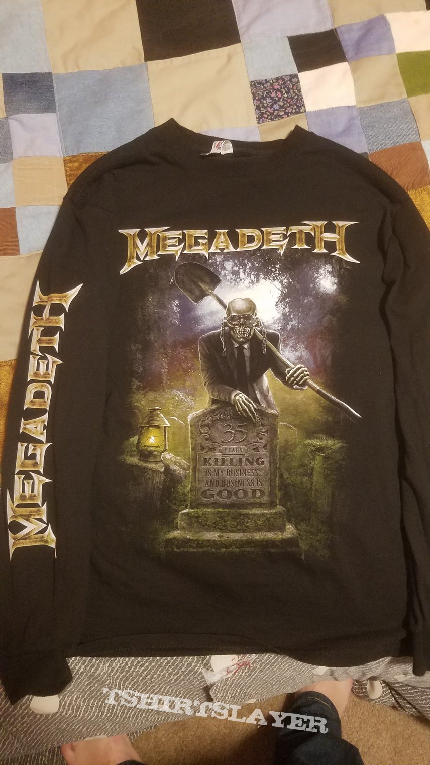 Megadeth: Killing Is My Business 35th Anniversary Long Sleeve