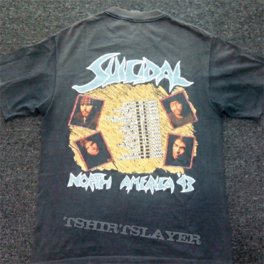 Vintage Suicidal Tendencies &quot;North America Tour 1993&quot; Tshirt