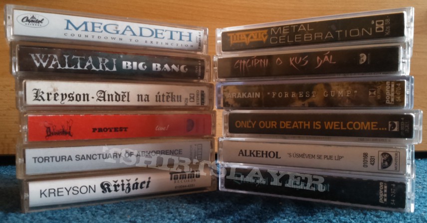 Megadeth Tape collection