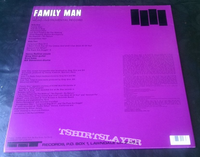 Black Flag - Family Man LP
