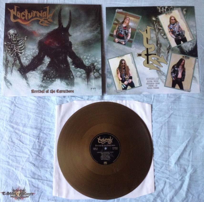 NOCTURNAL - Arrival of the Carnivore gold LP 2015