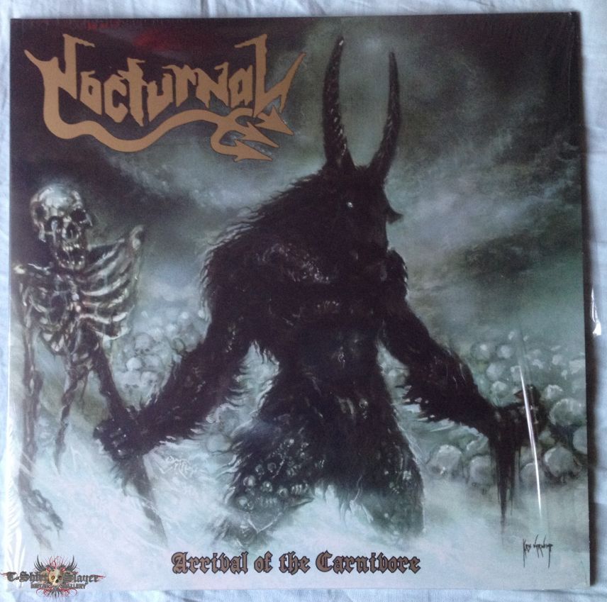 NOCTURNAL - Arrival of the Carnivore gold LP 2015