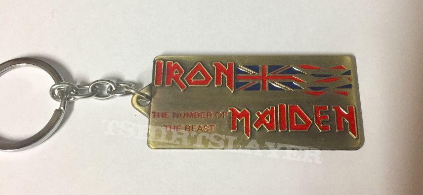 Iron maiden keychain the numer of the beast