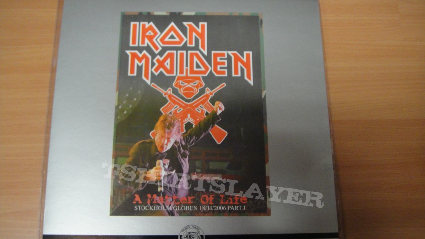 Iron Maiden A matter of Death (stockholm Sweden) Clear vinyl Part 1