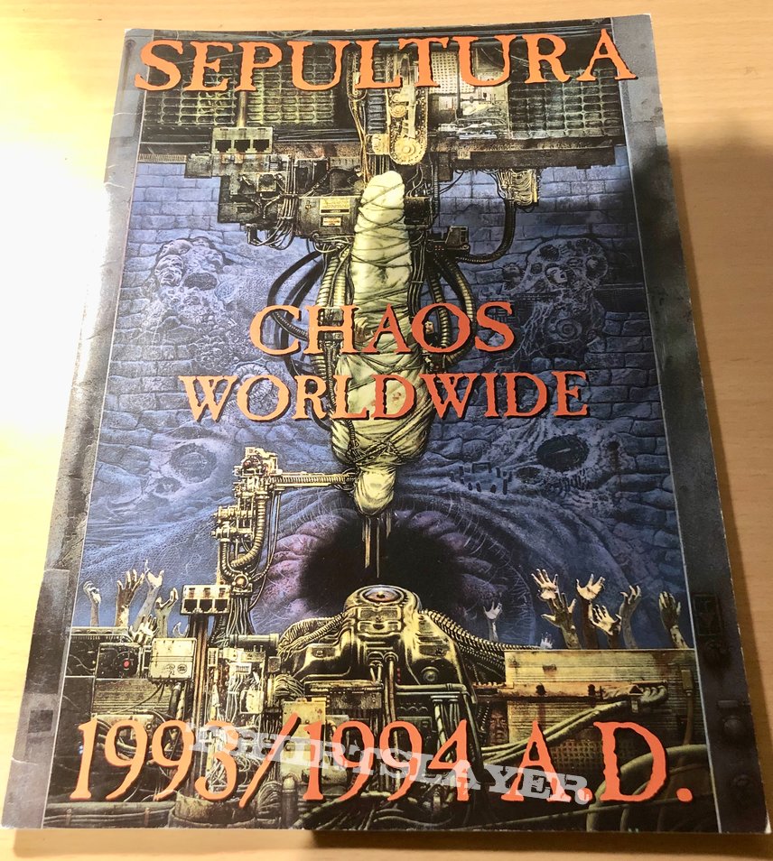 Sepultura Chaos worldwide 1993/1994 AD Program