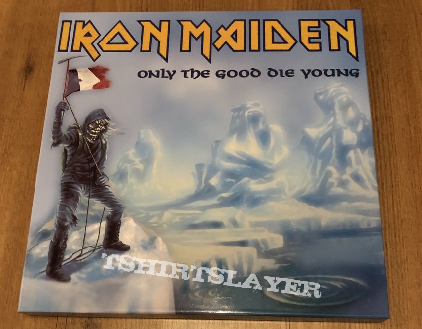 iron Maiden 3 lp boxset Onley the good die young (monsters of rock 1988)